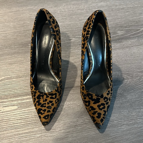 ZARA Leopard Print Heels - Picture 3 of 11